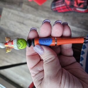 Orange and Blue Novelty Pen